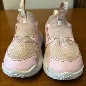 Nike Kids Light Pink and Beige Sneakers